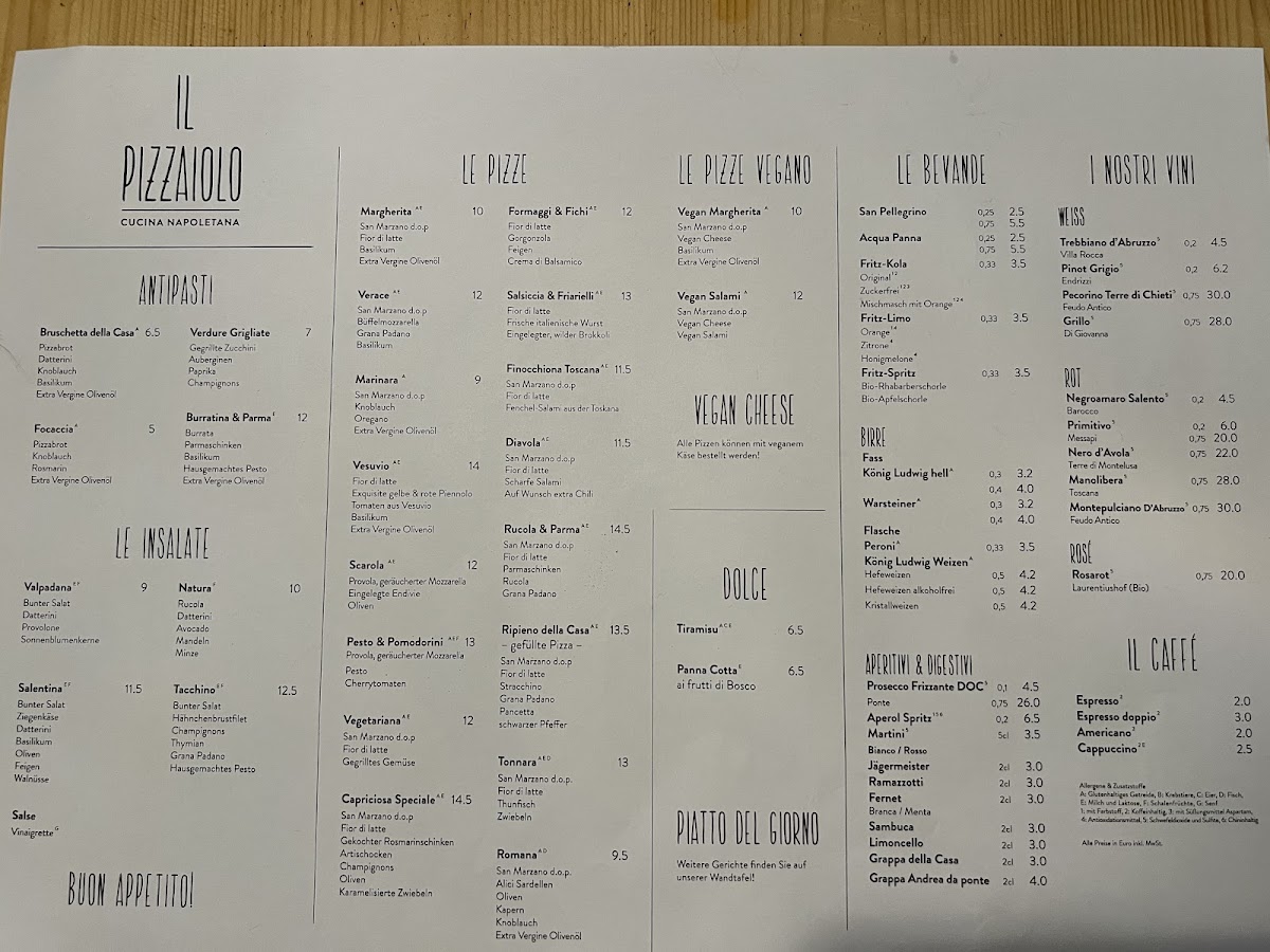 Menu Il Pizzaiolo-1